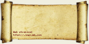 Mina Mošorinac vizit kartica